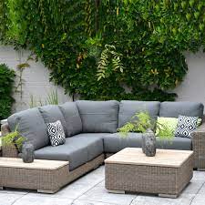 Just taken delivery of our new corner garden furniture from moda furnishings by rob and mike who were both efficient, polite and. Kingston Modular Rattan Teak Corner Sofa By 4 Seasons Outdoor 4 Seasons Outdoor Cuckooland