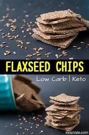 Keto Flaxseed Chips Low Carb Recipe Recipe Low Carb Recipes Easy Low Carb Snacks Flax Seed Recipes