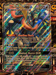 Pokemon Forbidden Light Greninja Gx Full Art Toys Games Board Games Cards On Carousell