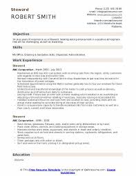 Choose the right resume format and make sure your resume looks professional. Steward Resume Samples Qwikresume