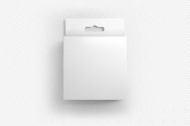 Download Square Box With Hanger Tab Mockup Generator Mockup Generator Mockup Tab