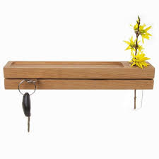 Schlusselbrett Mit Vase Holz Buche Mit Mulde Holz Vase Blumenvase