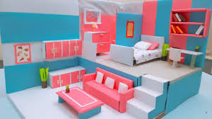 diy miniature house with cardboard #2