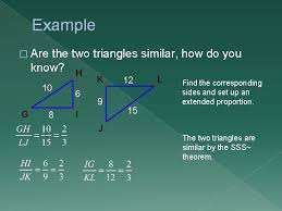 Ratios and proportions hw 1. 7 3 Proving Triangles Similar Ways To Show