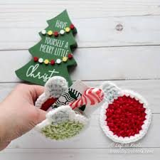 Free shipping on orders over $25 shipped by amazon. Crochet Holly Jolly Christmas Ornament Gift Card Holder Free Pattern Left In Knots