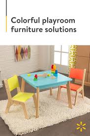 Kidkraft Modern Table 2 Chair Set Highlighter Walmart Com In 2020 Playroom Furniture Kids Furniture Colorful Playroom