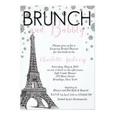 Eiffel Tower Paris Bridal Shower Brunch Invitation Zazzle Com Paris Bridal Shower Bridal Shower Brunch Invitations Bridal Shower Brunch