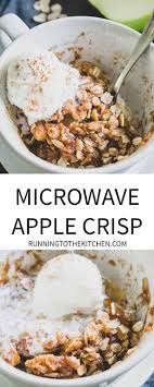 Microwave Mug Apple Crisp Is An Easy And Quick Recipe For Fall When You Need A Sin Apple Crisp Recipes Microwave Apple Crisps Single Serving Apple Crisp Recipe