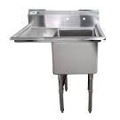 Commercial sink with drainboard