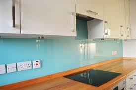 Check spelling or type a new query. Light Blue Plain Colour Glass Splashback Modern Kitchen Hertfordshire By Creoglass Design Houzz