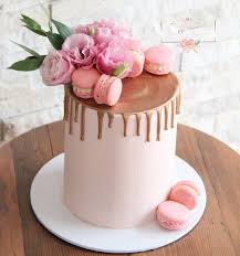 Made by las vegas cake designs. This Pretty Little Pastel Pink And Rose Gold Drip Cake Was For A Lovely Ladies 60th Birthday 60th Birthday Cake For Mom 16 Birthday Cake Birthday Cake For Mom
