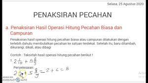 We did not find results for: Penaksiran Pecahan Biasa Dan Campuran Youtube