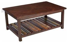 The biggest design requirement for the new coffee table was to make it easy to vacuum under. Rustic Coffee Table Manmade Wood And Veneer Simple Rectangular Design Transitional Coffee Tables By Efurnish Houzz