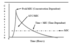 pharmacodynamics of antimicrobial agents time dependent vs