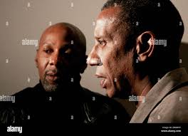 Gary Lamar James, left, and Tim Howard, who spent 26 years in prison, talk  about their wrongful incarceration law suit