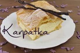 Tolle rezepte in vielen variationen und vieles mehr! Karpatka Rezept Polnischer Windbeutelkuchen Mit Brandteig Und Puddingcreme Youtube