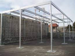 Shade Canopy Steel Frame Absolute Steel Outdoor Restaurant Design Metal Building Homes Carport Designs