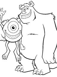 You can print or color them online at. Monsters Inc Coloring Page Sulley And Mike All Kids Network