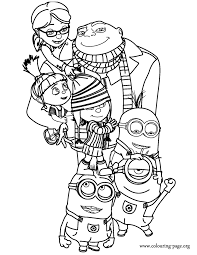 Despicable me coloring pages (2) which are suitable for boys and girls. Despicable Me Minions Coloring Pages Coloring Home