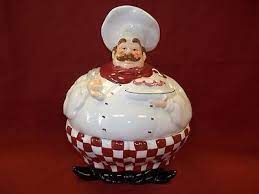 European style chef design resin wall clock kitchen dining room wall decoration on sale, buy retail price wall clocks at beddinginn.com. Pin On Cookie Jars