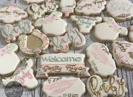Rustic Girlie Baby Shower Cookies Baby Shower Cookies Baby Shower Cookies Girl Baby Cookies