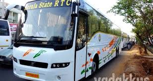 New Kerala Ksrtc Volvo B9r Multi Axle Buses In A Row Volvo Bus Kerala