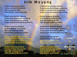 Lirik lagu melayu dan seantero dunia. Lagu Lagu Rakyat Terengganu