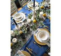 Place the eggplant slices on a lightly oiled baking pan, drizzle generously with olive oil. Mediterranean Inspired Tablescape Styling From Rustic To Coastal Bellenza Weddings And Parties Dinner Party Themes Dinner Decoration Greek Dinners