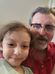 Me and my one and only granddaughter … I'm so proud to be her granny