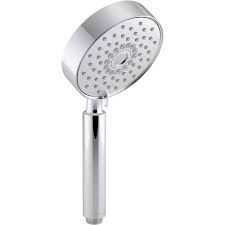 Locally owned and operated plumbing business since 1969! Kohler Purist 3 Spray 5 In Triple Wall Mount Handheld Shower Head In Polished Chrome 22166 Cp Plumbing Designed With The Clean Lines Of The Purist Collec