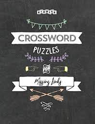 Family jigsaw puzzles contain small, medium, and large pieces in the same box for all skill levels. Crossword Puzzles For Missing Links Books Riddler 9781002337998 Amazon Com Books