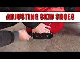 How To Adjust Skid Shoes On A Snowblower Youtube
