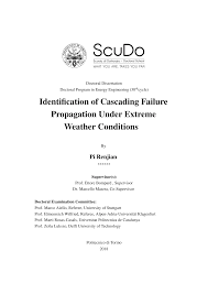 Identification of Cascading Failure Propagation Under Extreme Weather  Conditions