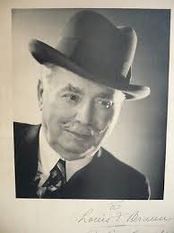 JULIUS KESSLER, VINTAGE SIGNED PHOTOGRAPH B+W Old, GIVEN TO LOUIS T. BRAUN 