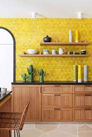 11 Trending Kitchen Accent Wall Ideas Tips Photos Yellow Kitchen Walls Accent Wall In Kitchen Yellow Kitchen Designs