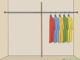If your rod's too long, you'll have to measure the closet width and saw the rod down to size. 3 Ways To Fix A Sagging Closet Rod Wikihow