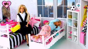 We're corious how you imagine barbie's room. Barbie Dolls School Morning Routine Videos Back To School Videos For Kids Youtube