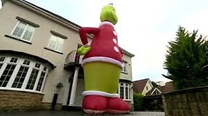 105 decorating ideas for the most festive christmas ever. Hartlepool 35ft Inflatable Grinch Raises 6 000 For Hospice Bbc News