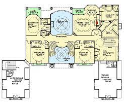 Palatial Estate With Grand Double Staircases 13545by Floor Plan 2nd Floor Double Staircase How To Plan House Plans