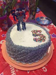 I think that the cake turned out well because my son and his friends were thrilled when they saw it. Pin On Birthday Cakes Transformers