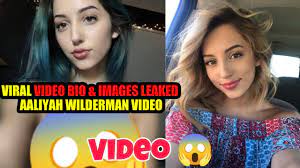 Viral Video Bio & Images leaked Aaliyah Wilderman video twitter, Check  Twitter 