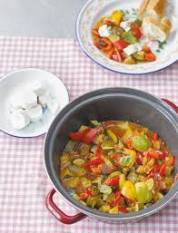 Ratatouille Mit Ziegenkase Rezept Lebensmittel Essen Gemusegerichte Ziegenkase