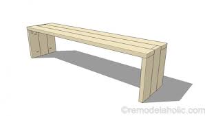 Diy 2x6 Bench Modern Waterfall Bench Tutorial Entryway Bench Bench Building Plans Diy Wood Bench Woodworking Bench Modern Bench Diy