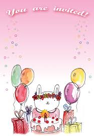 You can get the cards printed at a local print shop or use the. Free Printable Birthday Bunny Invitation Kids Birthday Invitations Printable Birthday Invitations Kids Free Printable Birthday Invitations