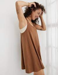 Of course it has pockets, and the cotton fabrics are really a nice quality. Aerie Easy Knit Dress Cedar Expedition Women Aerie