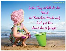 Sprüchekarte Sprüche Strand Wasser Kind Eimer Feier Party