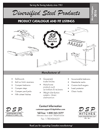Learn ways to select the best fifth wheel hitch as well as our reviews about them. Diversified Steel Products Manualzz