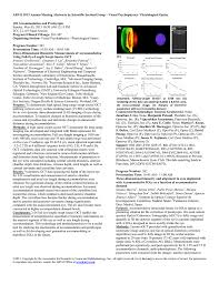 Visual Psychophysics Physiological Optics