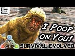 Ark Survival Evolved Taming A Mesopithecus E73 Monkey Gameplay Ark Survival Evolved Survival Ark