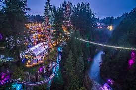 Holiday lights and cocoa drives map 2020 edition features 250+ decorated residential homes with christmas light displays in gloucester. Canyon Lights At Capilano Suspension Bridge Makes The North Shore Shine Inside Vancouver Bloginside Vancouver Blog